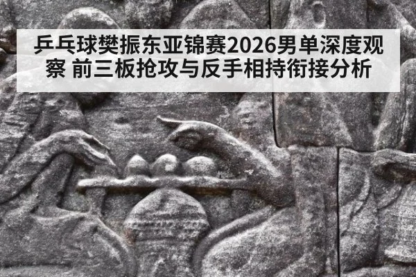 乒乓球樊振东亚锦赛2026男单深度观察 前三板抢攻与反手相持衔接分析